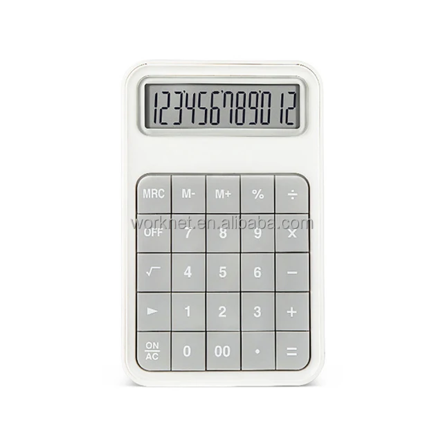 Genie Calculator 10-Digit Desk Calculator Calculator Solar and Battery Pink 