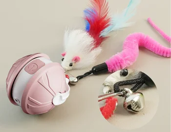 Modern Interactive Motion Toys for Cats and Dogs, Sustainable Plastic Animated Balls for Play and Pet Entertainment