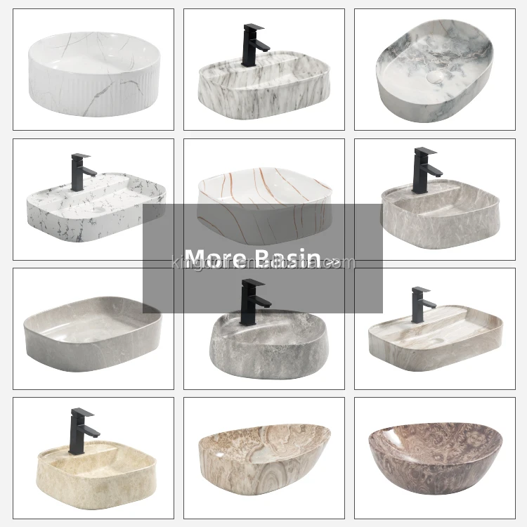 Kidoir Luxury Bathroom Wash Basin - Ceramic & Gold Plated