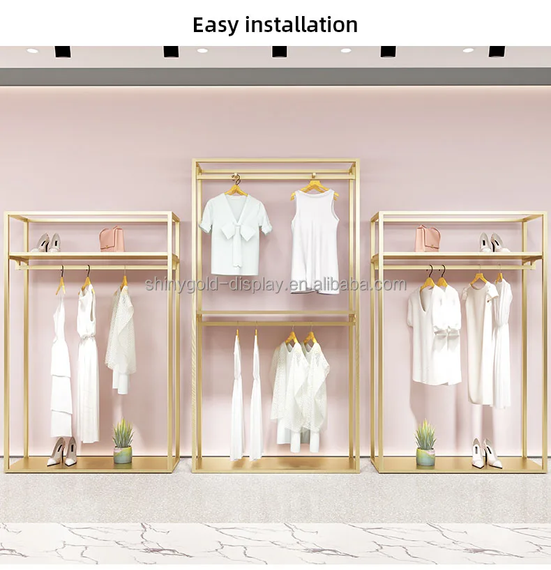 Adjustable Cloth Display Stands for Boutiques