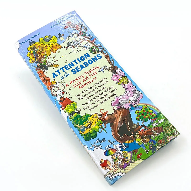 Custom High Quality Children's Hardcover Board Book Printing Services Full Colour Cardboard Kraft Corrugated Board Duplex Board details