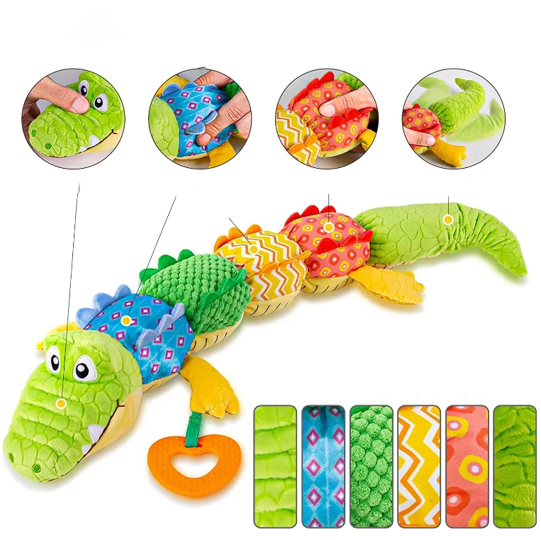 Cute Toys For Babies Safe Recycled Infant Baby Musical Stuffed Animal Activity Soft Toys