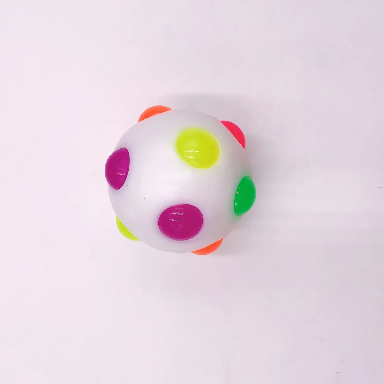 Flash Jumping Vibrating Bouncing Ball Creative Flashing Dancing Ball with Colorful LED Light and Music Novelty Light up Jump B