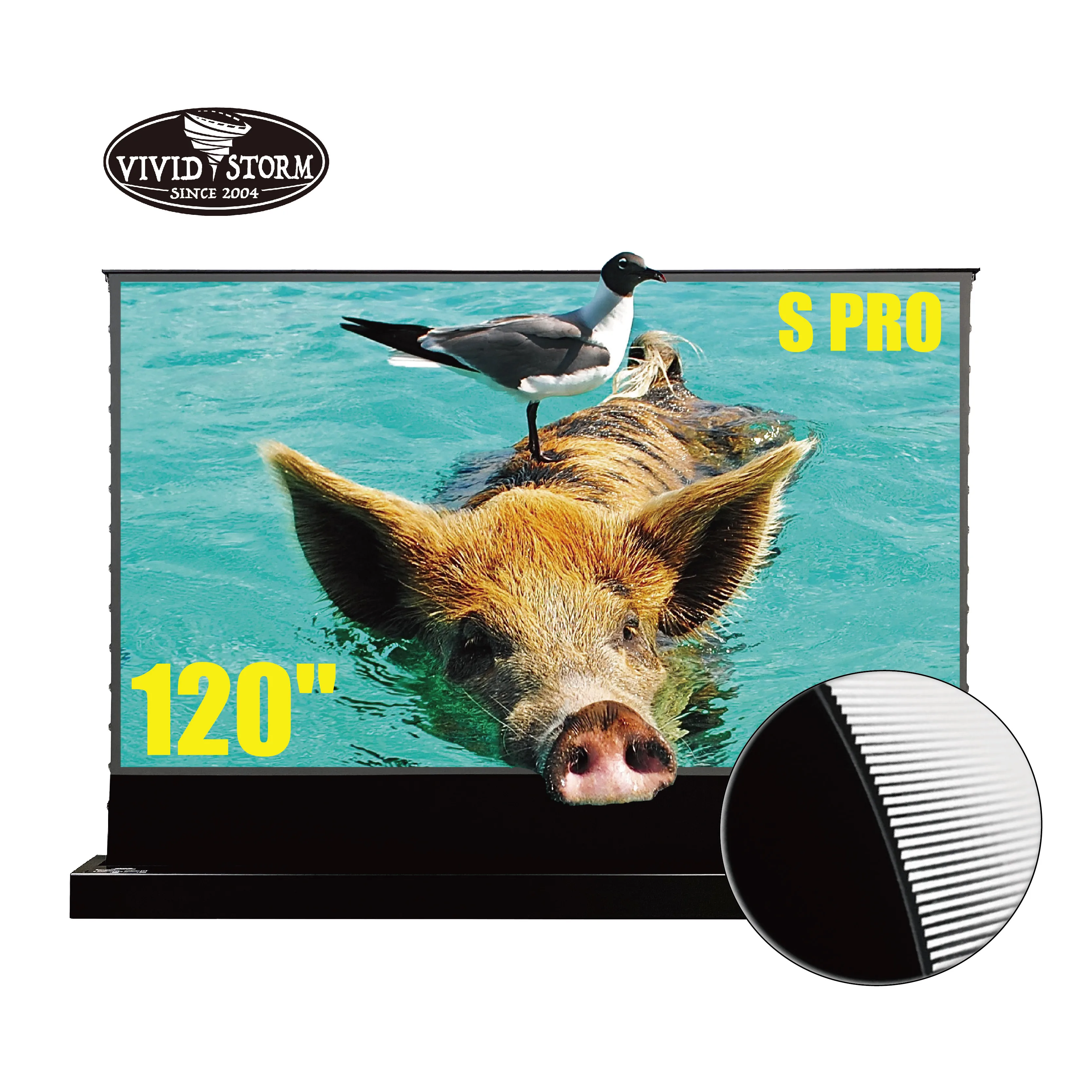 プロジェクター VIVIDSTORM S PRO 120 inch Amazon.co.jp: VIVIDSTORM SCREEN S PRO 超短焦点レザー