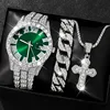 Verde + set di gioielli 1