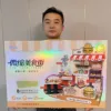 Miniature scene lighting-hamburger shop-multiple styles random