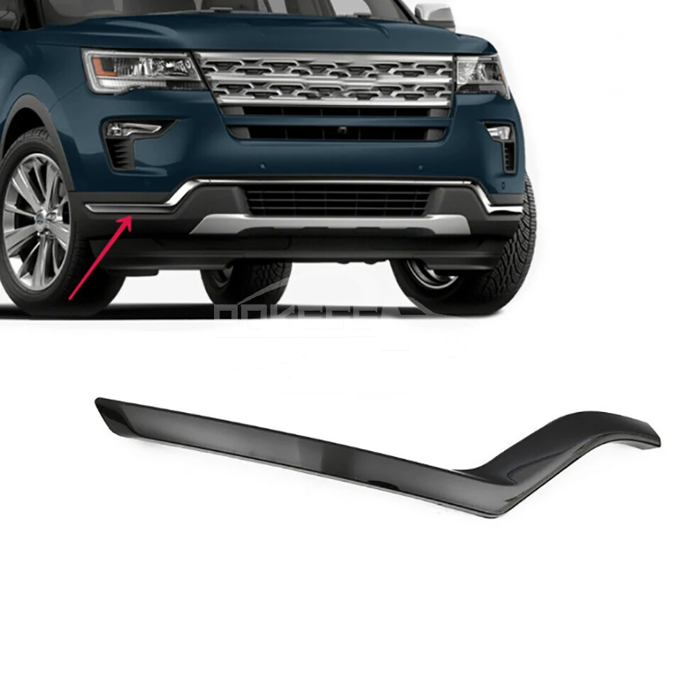 JB5Z17E810AA JB538A032ABSMAS Right Electric-Plating Front Bumper Trim ... — 4