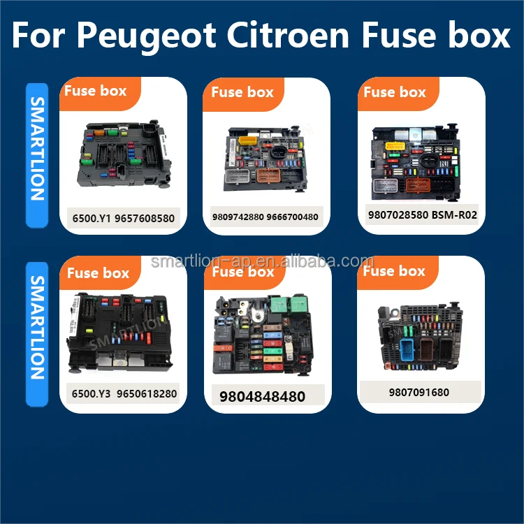 Fuse Box for Car 6500.Y1 - Reliable Upgrade for Peugeot & Citroen