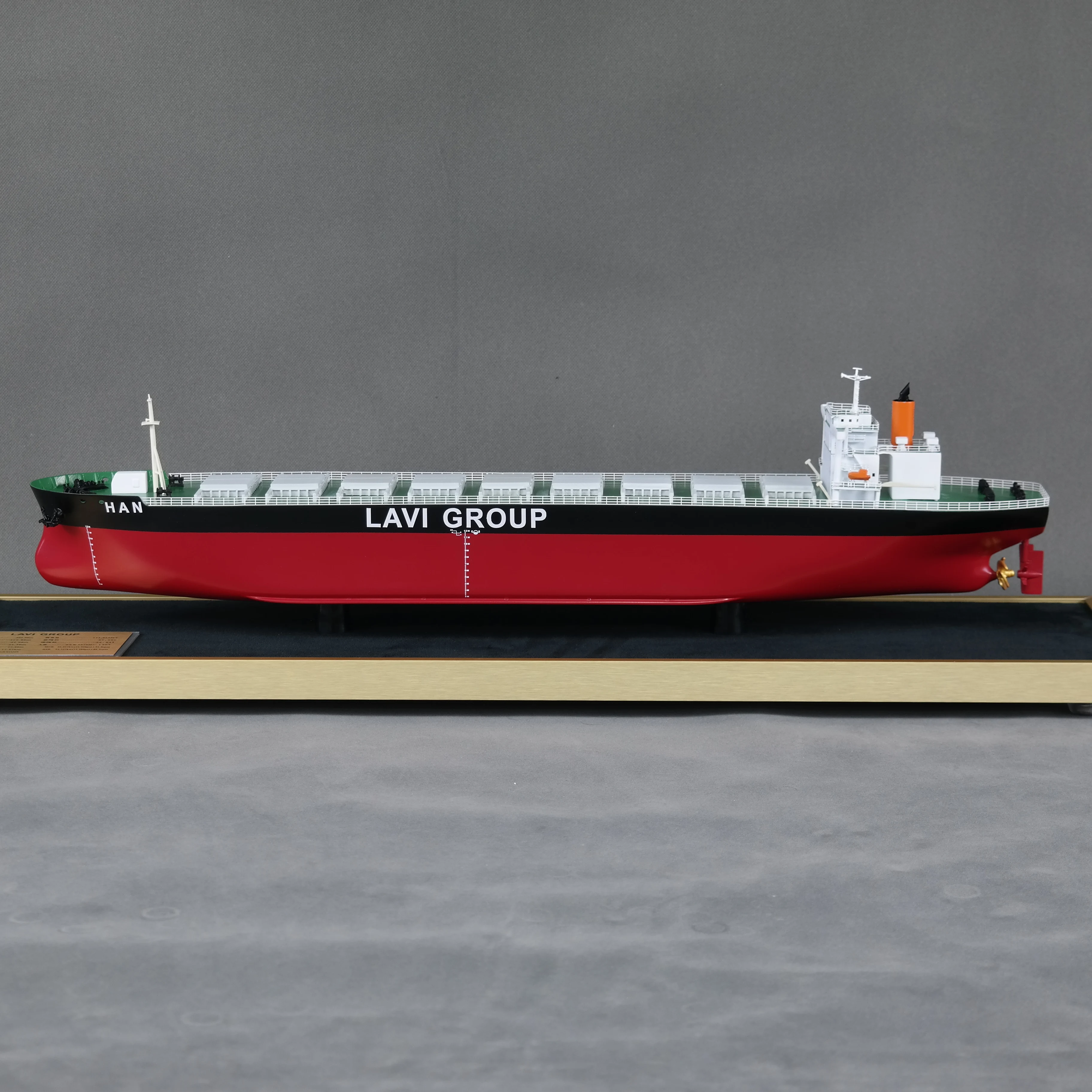 【A】O.A.S Customized 65cm Static Bulk Carrier Model Factory Freight Forwarder Workmanship Model for Christmas Gift