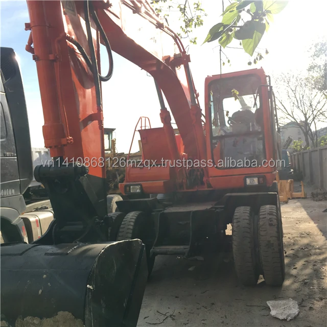 Wheel Excavator Dh140w7 Doosan Used Dh150 Dh140 Dx140w7 Dx60w Wheel