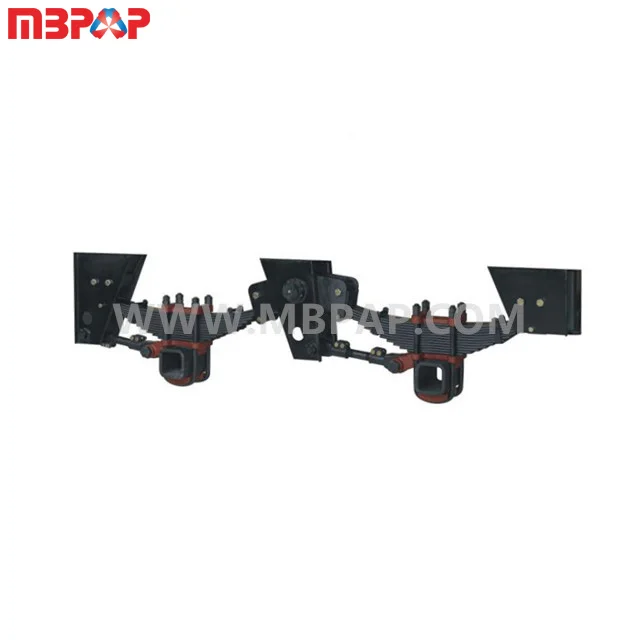FUWA Type American Type Tri Axle Leaf Spring Suspension Trailer Spring Suspension