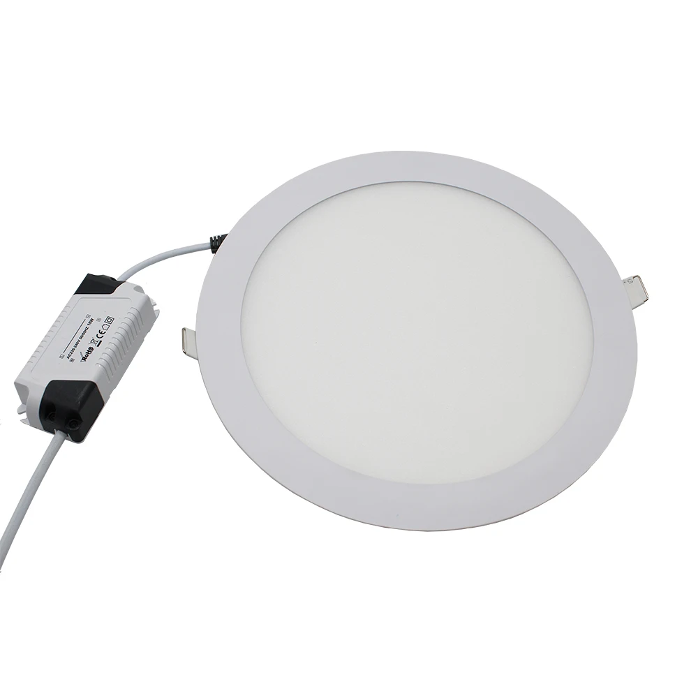 CE RoHS LED Round Recessed Ceiling Flat Panel Down Light Ultra slim Lamp 3W 6W 9W 12W 15W 18W 24W