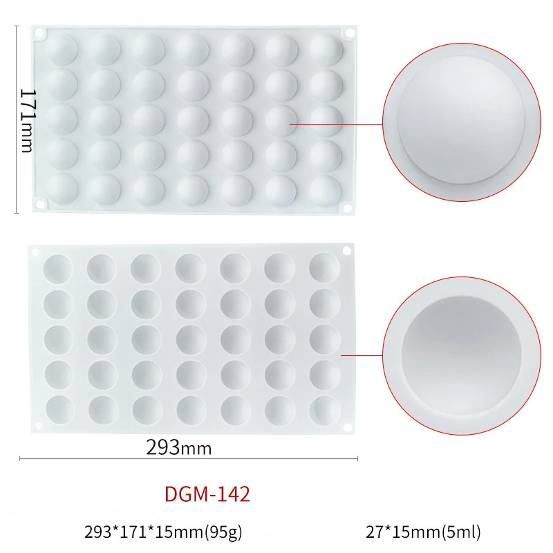 2023 Circle Chess Pieces Oval Custom Vortex Shape Square Chocolate Bar Silicone Chocolate Mold for Chocolate and Candy