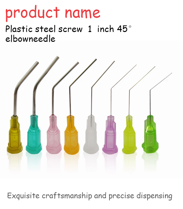 Professional Products 1 Inch 45 Degree Elbow Plastic Steel Syringe