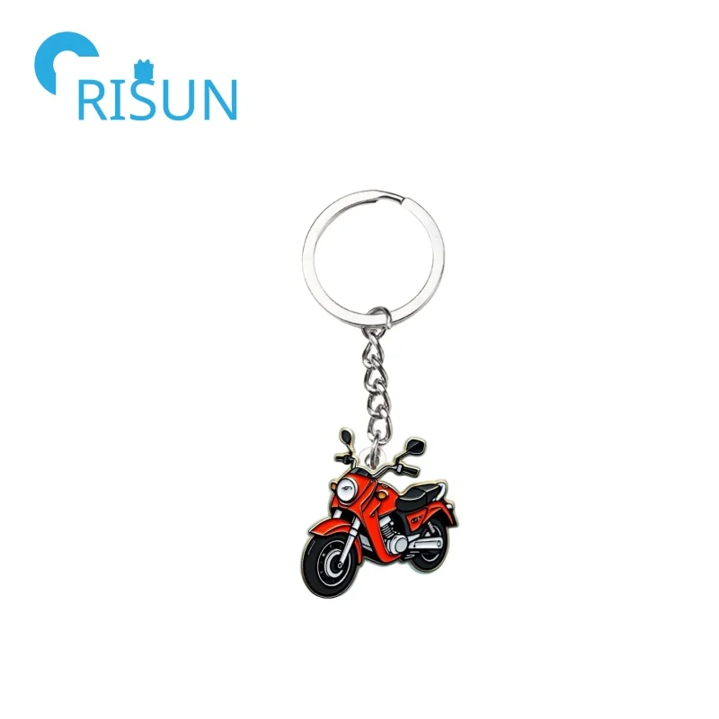 Metal Off Road Motocross Motorbike Llavero Keyring Cartoon Mini Motorsport  Biker Motorcycle Key Chain Custom Motorbike Keychain