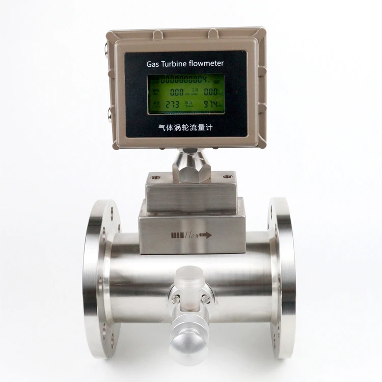 Turbine Gas Digital Flow Meter Turbine Nature Gas Flow Meter Digital Gas Turbine Flow Meter
