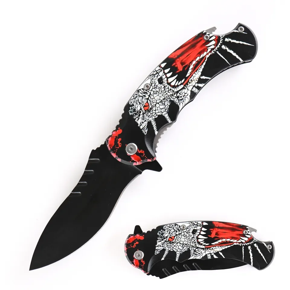 2023 Adventure Hunting Survival Folding Knife Blade Material G10 Handle