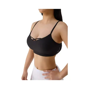 High Quality No Camel Toe Leggings High Impact Cross Back Sports Bra Set  Yoga Wear