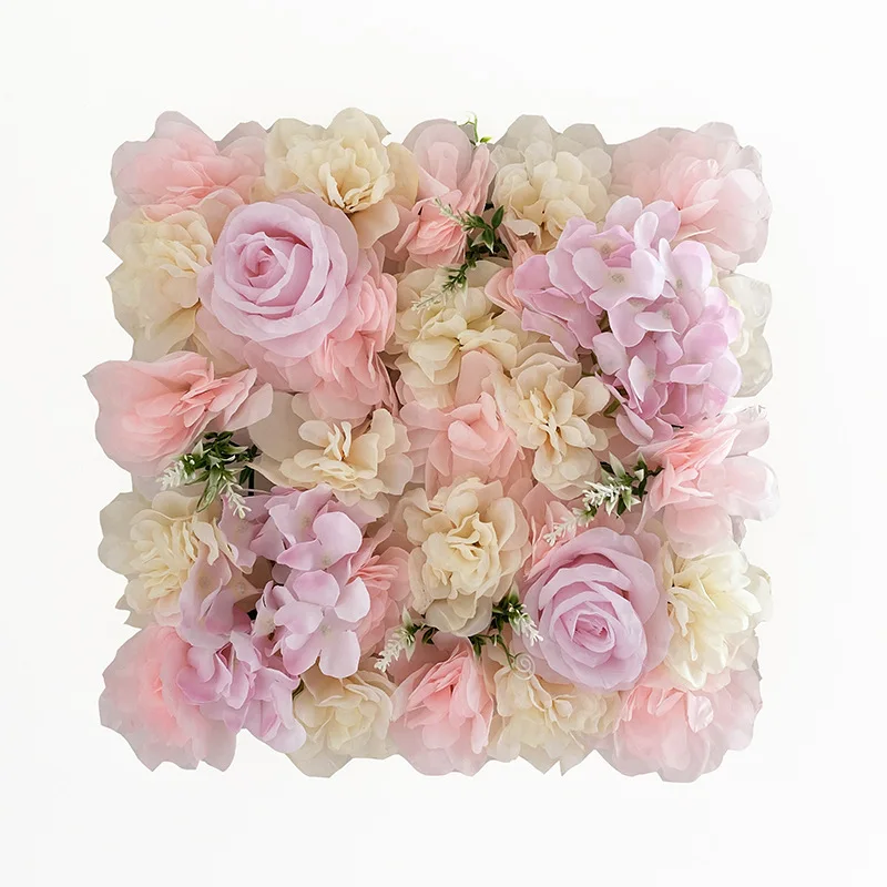 Wholesale Artificial Flower Wall Panels Silk Rose Flower Panels