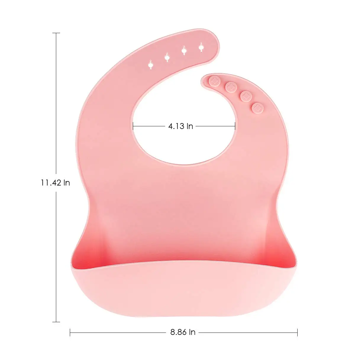Hot Selling Bpa Free Food Grade Easy Clean for Baby Custom Design Bibs Silicone Feeding Bib Silicon Oem Personalized Kids