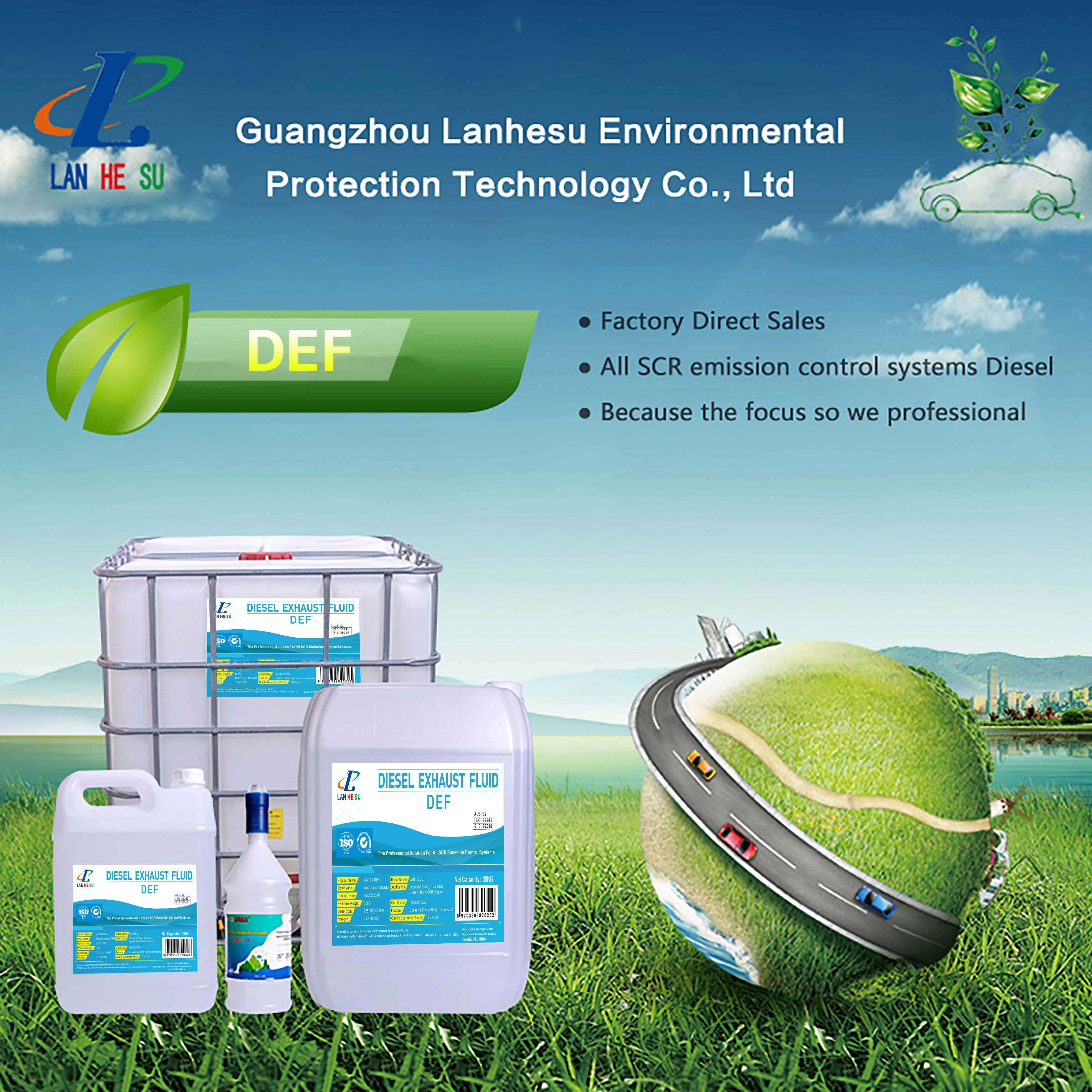 20l Highly Effective Liquid Urea Aus32 Solution Diesel Exhaust Fluid