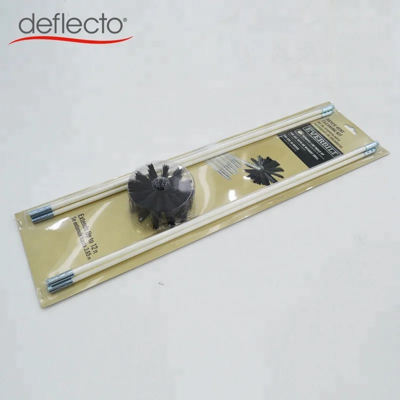 Deflecto 12ft Dryer-Duct Cleaning Kit (DVBRUSH12K/6)