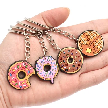 DUNKIN' DONUTS キャラクターハンカチ　レア XH-438 2023 Soft Rubber Dunkin Doughnut Food Mochi Keychains