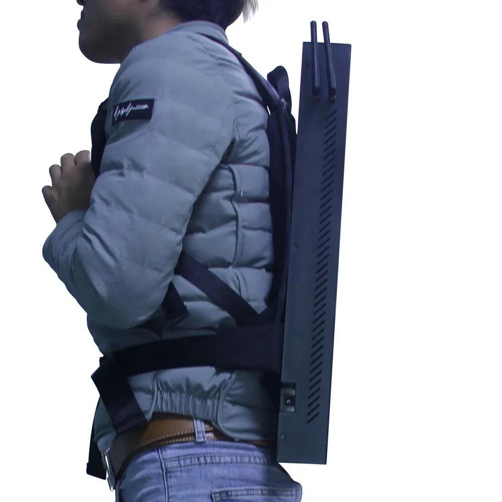 Мобильный рекламный щит с человеческим рюкзаком 22 дюйма, цифровой рекламный экран с поддержкой Android для запуска различных приложений