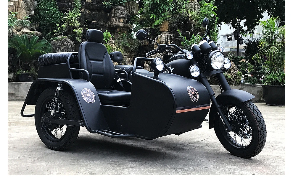 4 Stroke Three-Wheel Motorcycle 250cc with Sidecar