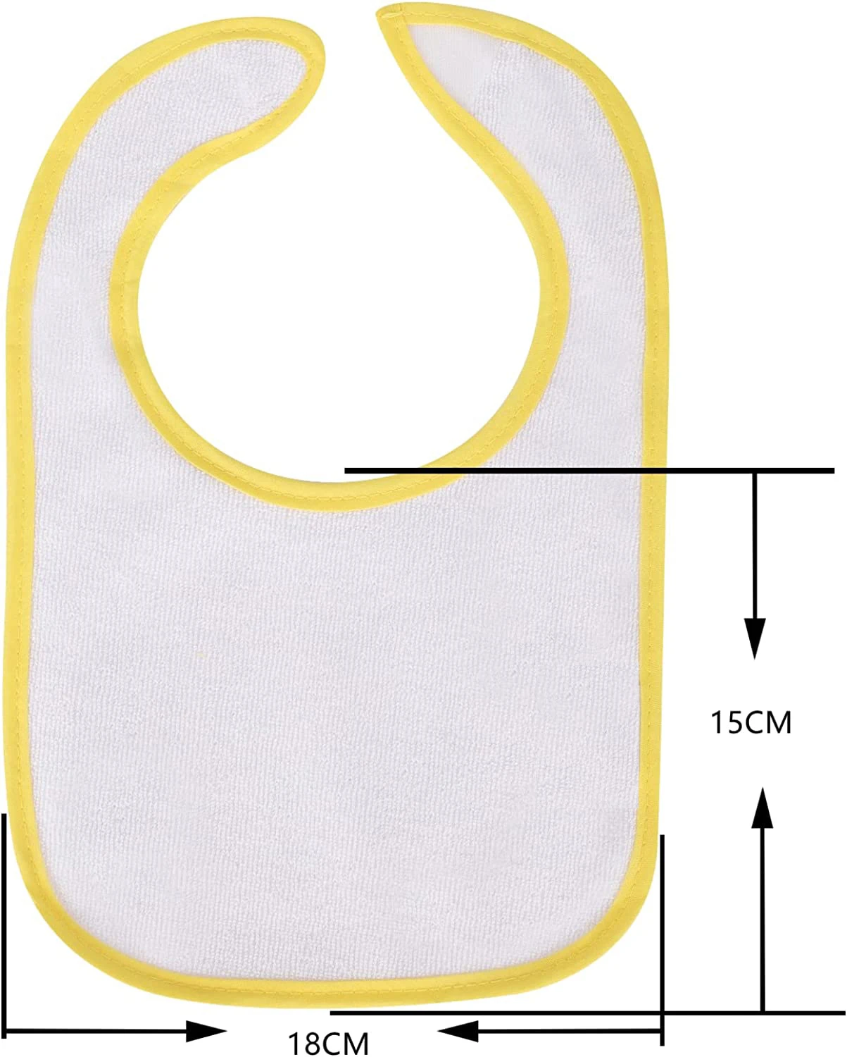 Baby Unisex Baby Cotton Terry Drooler Bibs With Fiber Filling supplier