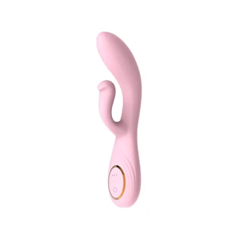 Free sample factory wholesale Double-headed simulated silicone G-spot stimulation vibrator