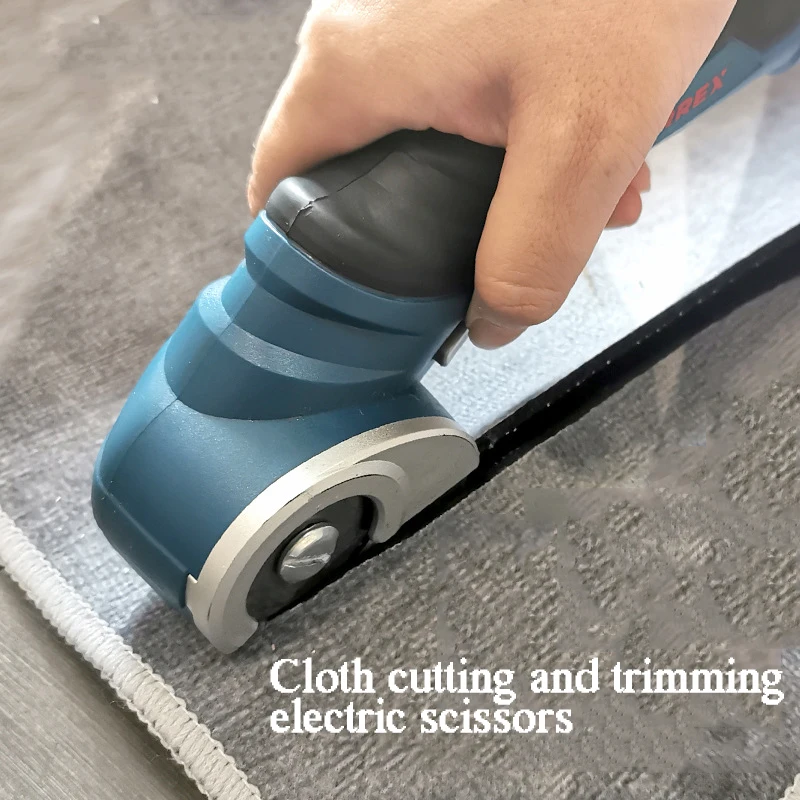 Hot Selling Handheld Portable Cutting Cloth Leather Round Knife Cutting Machine Electric Scissors