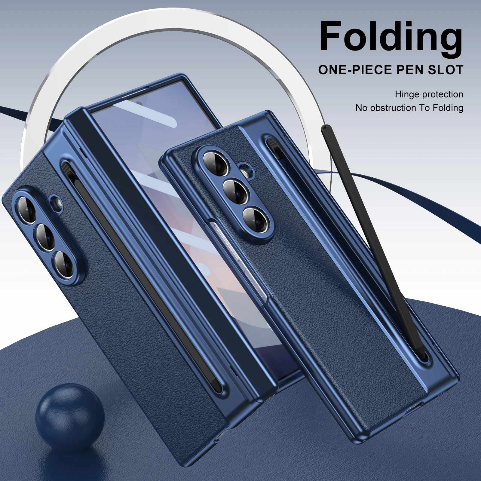 Shockproof Phone Case With Pen Slot For Samsung Galaxy Z Series_voghion.com