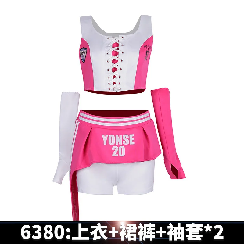 Ropa de baile de Jazz, disfraz de porristas para mujer, disfraz de Hip Hop  Street Dance Stage, disfraz de grupo para mujer Kpop Bar