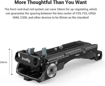 SMALLRIG Quick Release Shoulder Plate for Sony VCT-14 Tripod Adapter with Rosettes - 2837 detail image