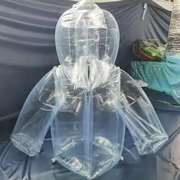 BeiLe Custom clear Inflatable Jacket and Pants with SPH for Promotion