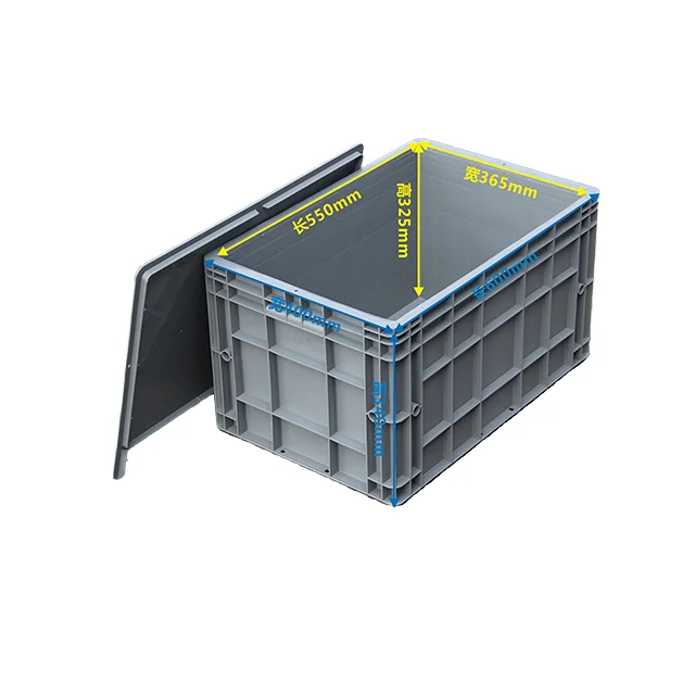 Large Stackable Plastic Storage Stackable Nestable Containers Box ...
