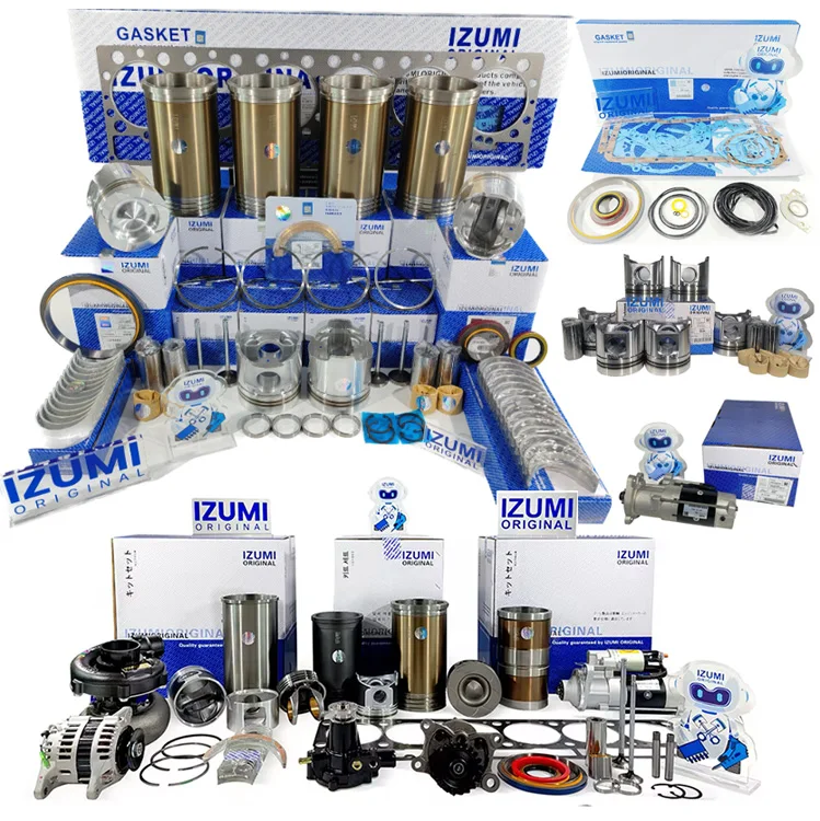 IZUMI ORIGINAL 3304 3306 Overhaul Rebuild Kit CAT Diesel Engine Parts For CATERPILLAR