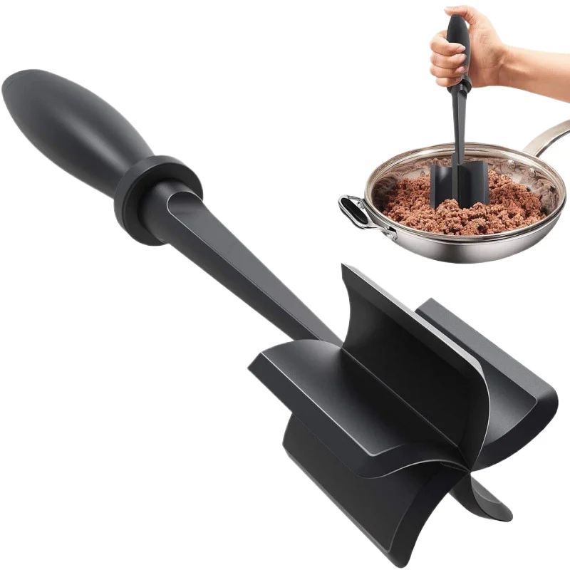 Heat Resistant Meat Masher for Hamburger Meat - Eco-friendly