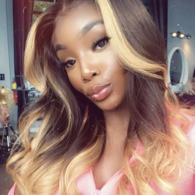 Wholesale Ombre Lace Human Hair Wig Virgin Brazilian Human  display picture 1