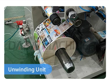 High Speed Turret Type Blank Label Circle Rotary Die Cutting and ...
