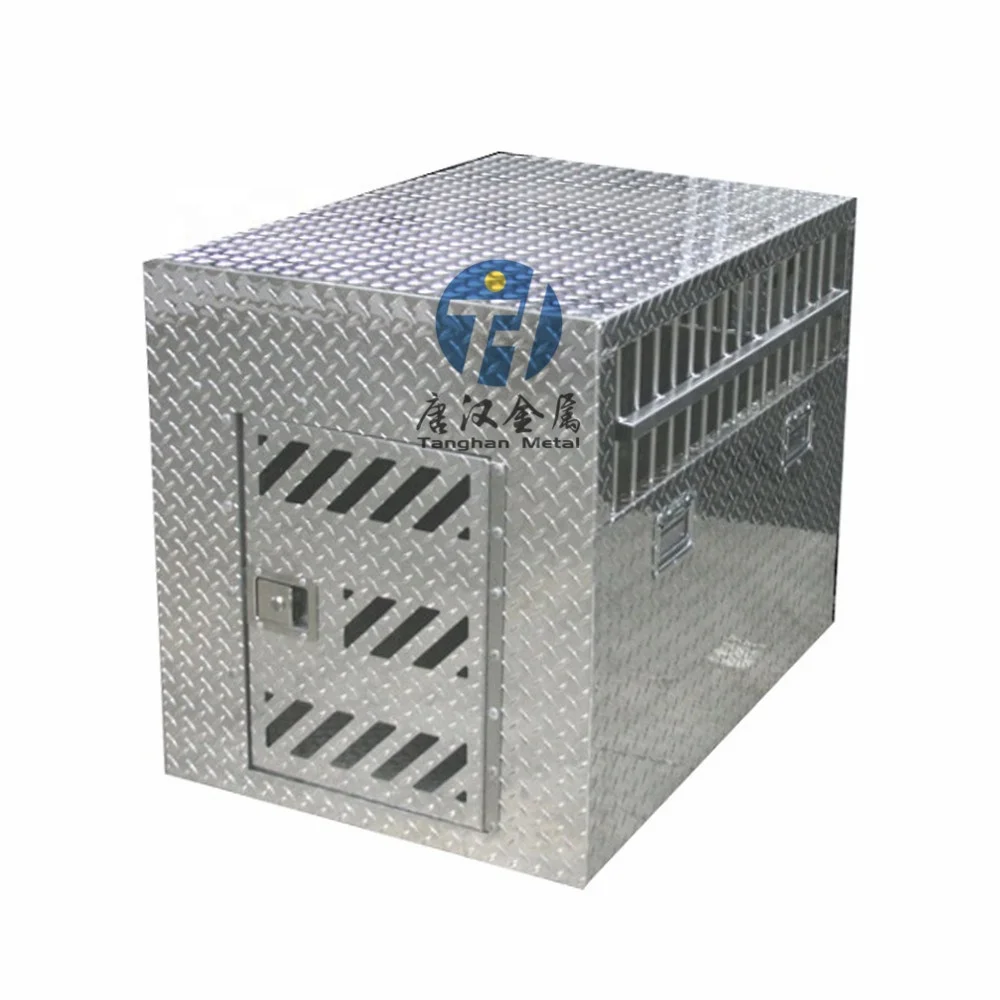 Diamond plate 2025 dog crate