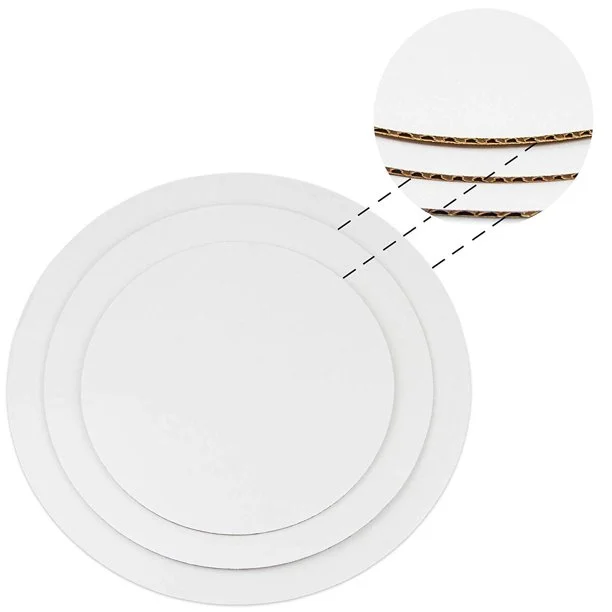 12Pcs Cake Boards, 6inch Round Disposable Corrugated White Cake Cardboard Food Graded Plate Tray Circles Base For Dessert Diy Crafts Display 6263aaad D975 49b2 Be91 Cbbaf69079ff.26ab3c646c167f53ce2cb5b469f3d2c0