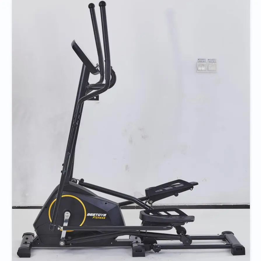 Factory Direct Sale Manual Adjustable Magnetic Resistance Body Shape Cross Trainer Folding Elliptical Machine Gym Bike Equipment