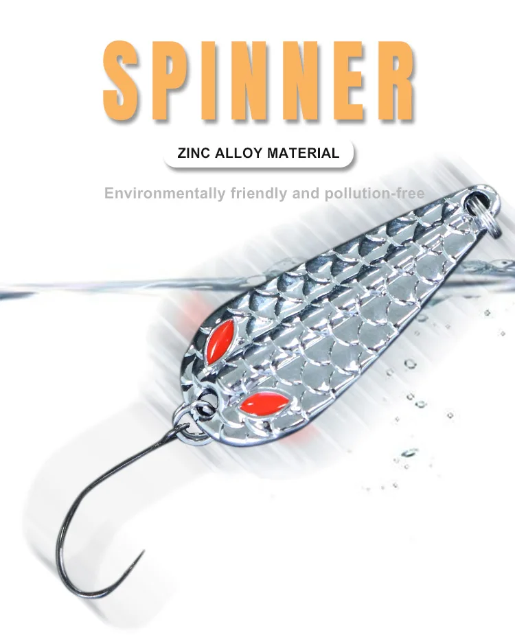 Selco 2.5g/3.5g/5g/10g/15g/20g Custom Ep Zinc Alloy Silver Fishing