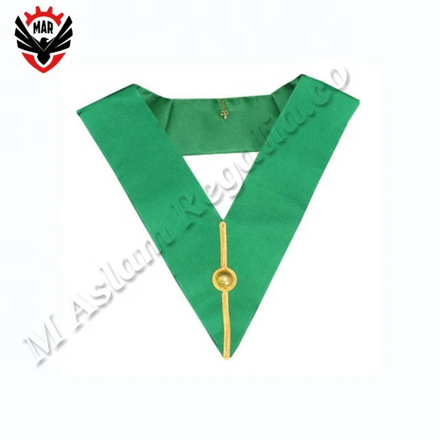 Plain Ribbon Allied Masonic Degree  Past Masters Collarette