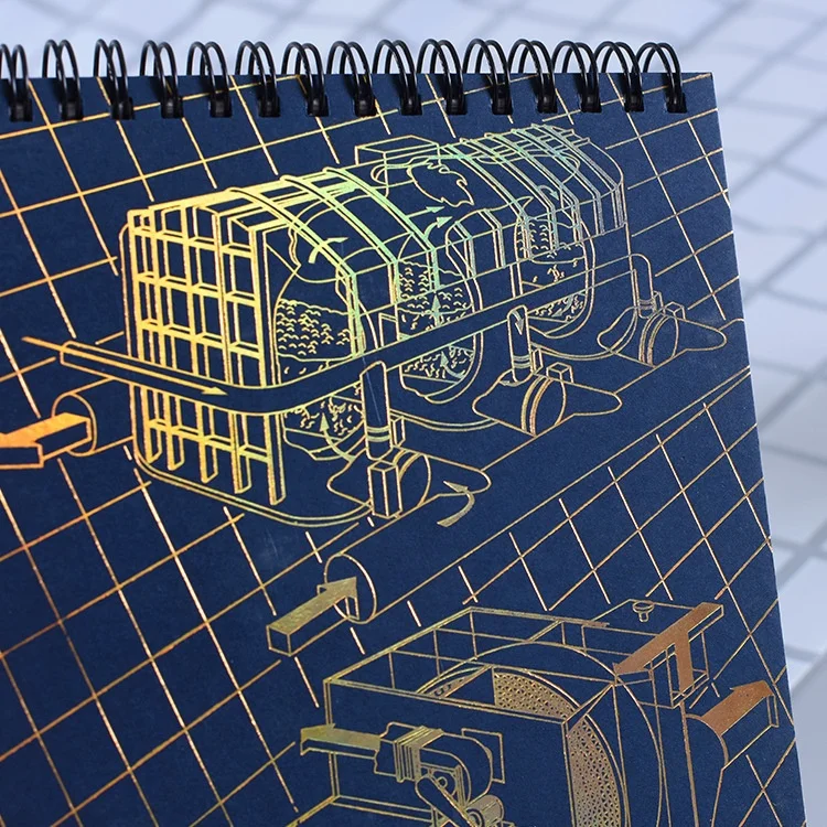 square School Transparent Engineering Plastic Custom Notebook Spiral A4 Creative pp A5 Notebook Cover Design