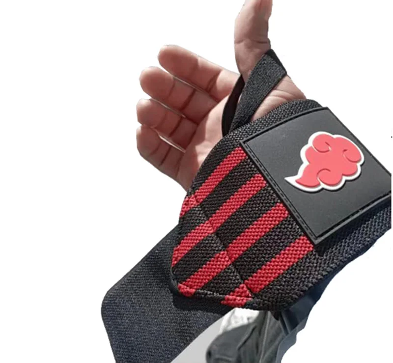 Anime Wrist Wraps Lifting Straps Akatsuki Cloud Wrist Wraps Gym
