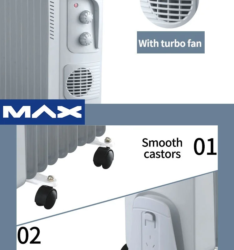 Oil-filled Radiator, 2500W, 3-speed - detail 18