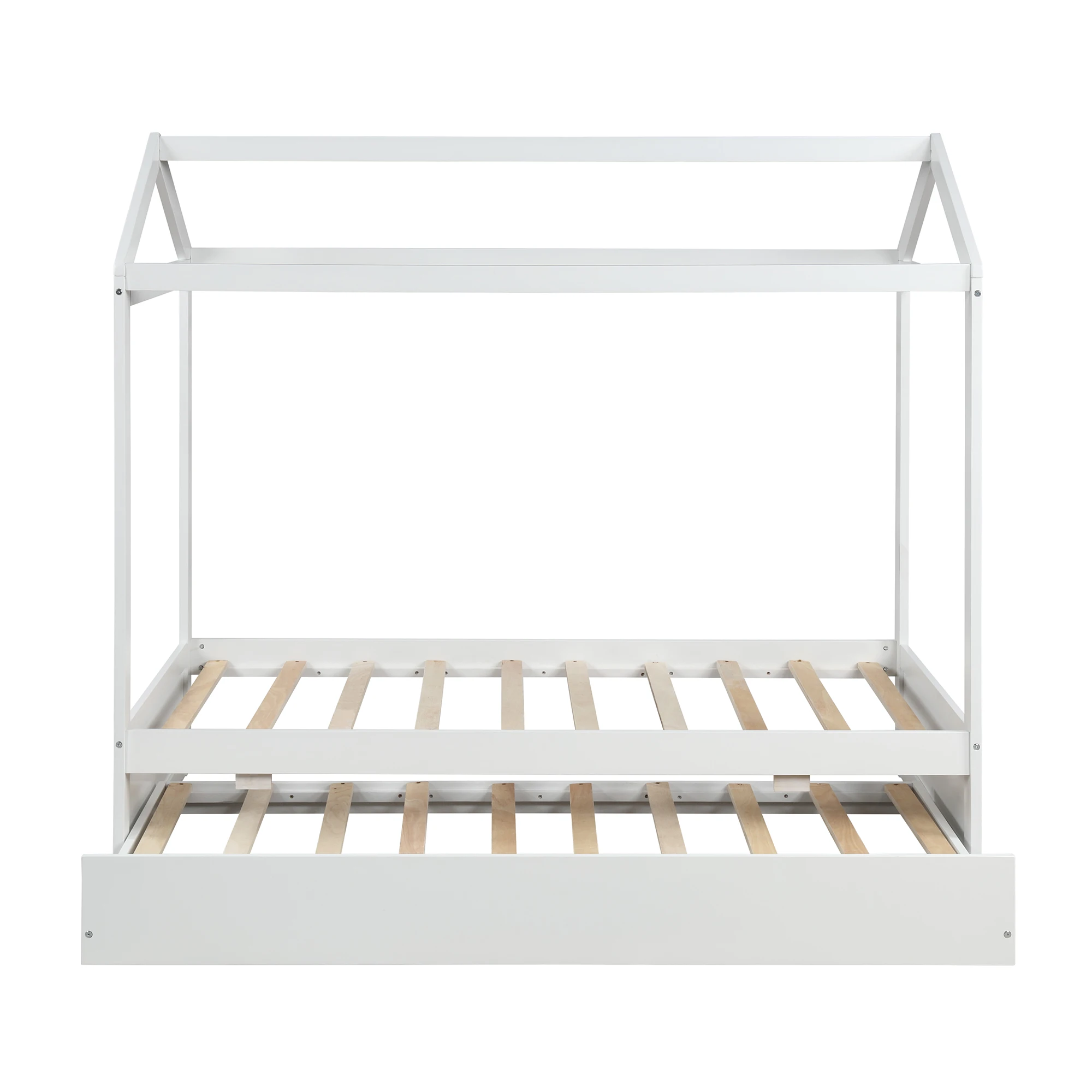 
 Twin Over Full Bunk Bed With Drawers,Storage and Slide, Multi-function, white(New)  